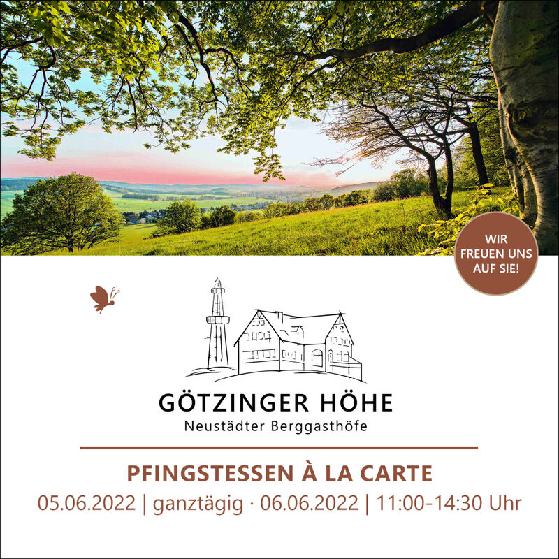 Angebot PFINGSTESSEN À LA CARTE